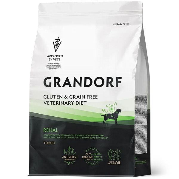 GRANDORF VET DIET Индейка RENAL 1 кг - диетический корм для собак