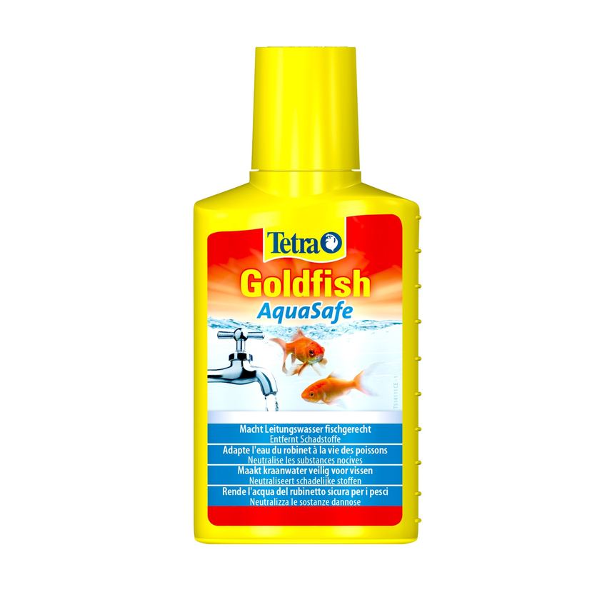 Tetra AquaSafe GoldFish 100мл Средство для приготовления воды на 200лит (для золотых рыбок)