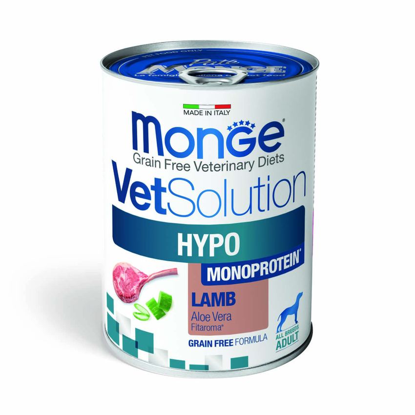 Диетический корм Monge VetSolution Dog Гипо монопротеин ягнёнок для собак 400г
