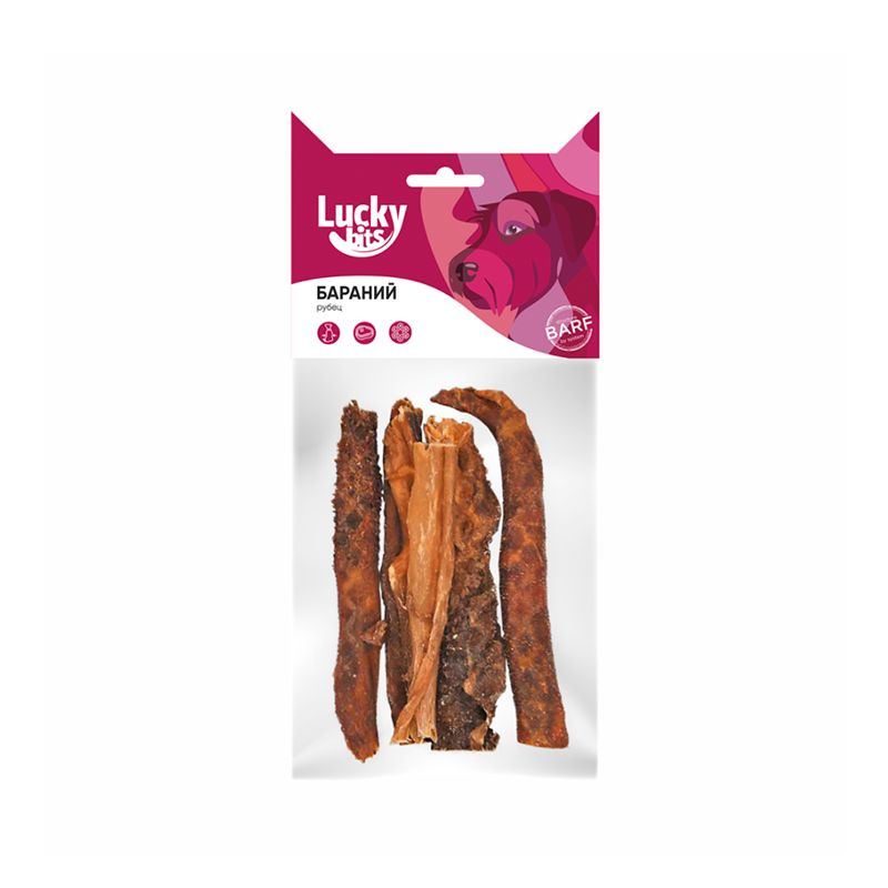 Лакомство для собак Lucky bits бараний рубец, 40 г
