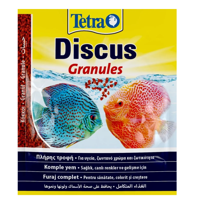 TetraDiscus Granules (гранулы) 15г Основной корм для дискусов (Германия)