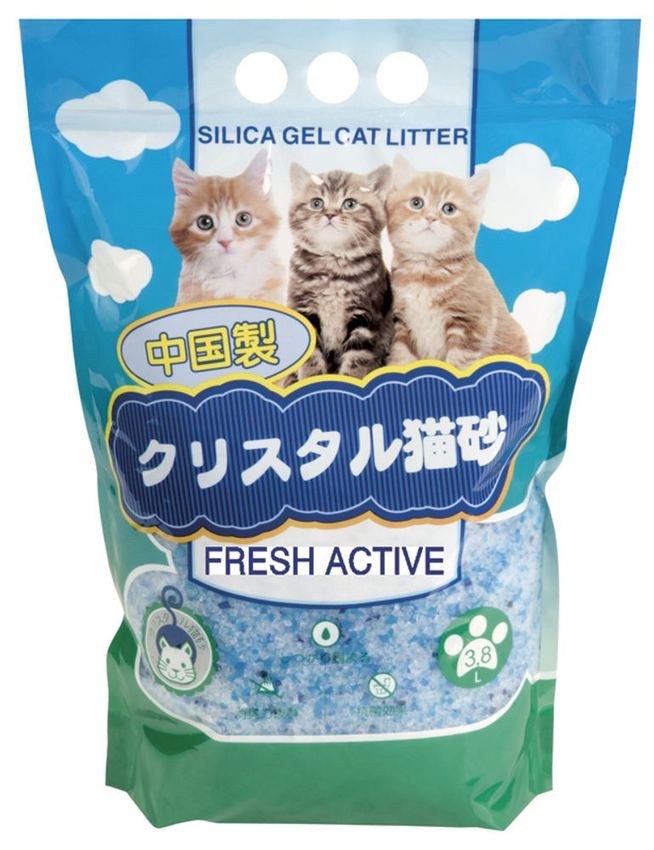 Наполнитель HAKASE AREKKUSU Fresh Active Силикагелевый 3,8л