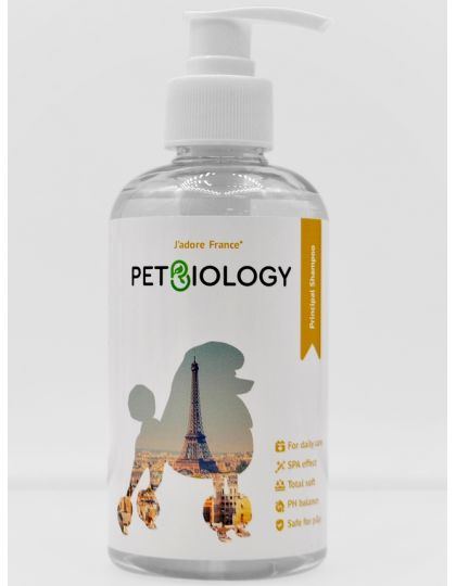 PetBiology Шампунь основной уход (увлажняющий) для собак, Франция, 300 мл