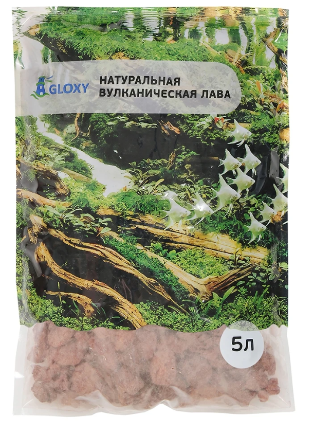 Лава Gloxy красная 20-30 мм 5л