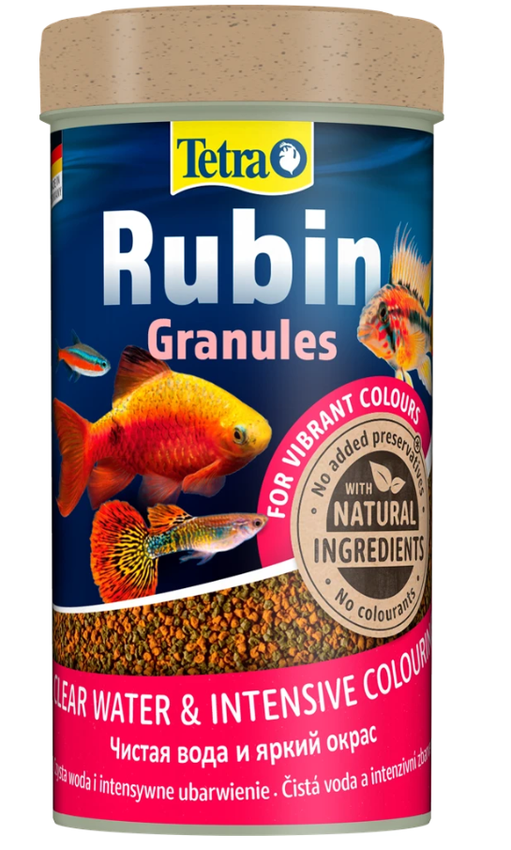 TetraRubin Granules (гранулы) 250мл Корм для усиления окраса (Германия)