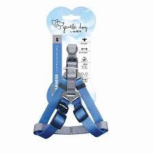 Шлейка для собак GENTLE DOG S, 1.5 x 34 - 50 см синяя, Mpets
