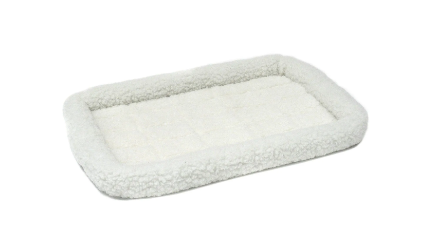 Лежанка MidWest Pet Bed для собак и кошек флисовая 60х45 см, белая