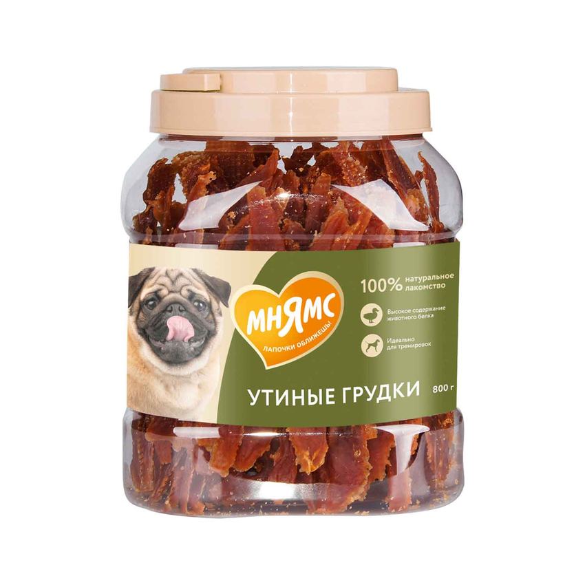 Лакомство Мнямс На каждый день для собак Утиные грудки 1 шт