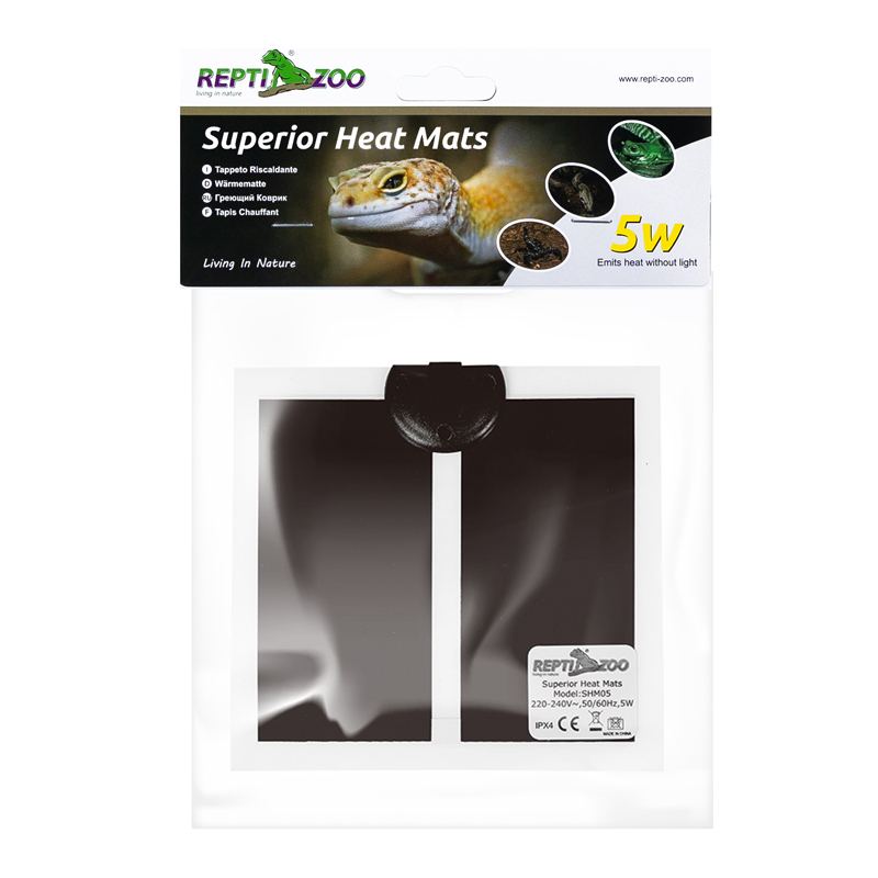 REPTI-ZOO Коврик греющий SHM05D с диммером, 5Вт, 150*140мм