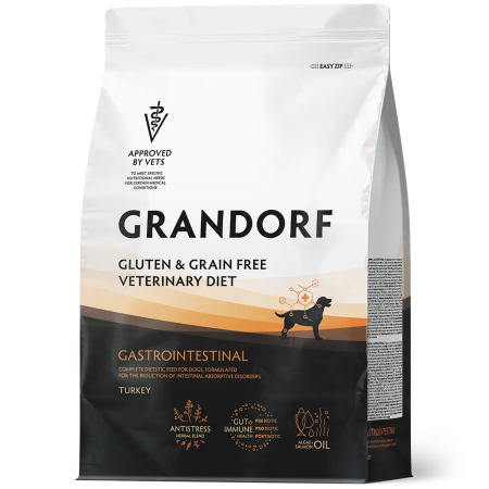 GRANDORF VET DIET Индейка GASTROINTESTINAL 3 кг - диетический корм для собак