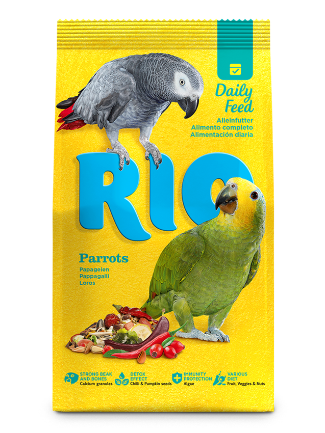 RIO Корм для крупных попугаев. Основной рацион, 1кг