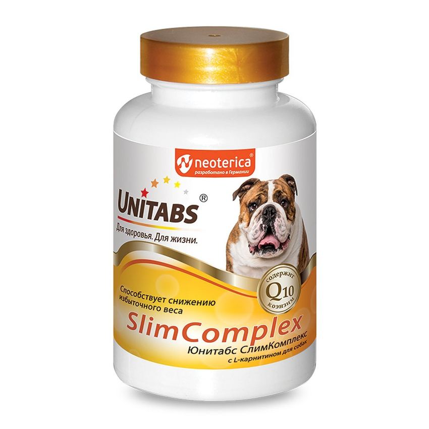 Юнитабс д/собак SlimComplex с L-карнитином 100 табл.