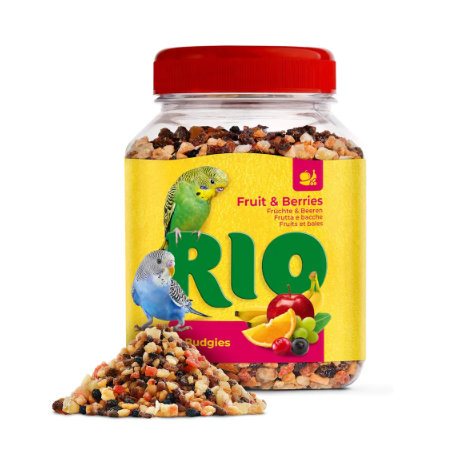 RIO Фруктовоягодная смесь. Лакомство для волнистых попугайчиков, 180г