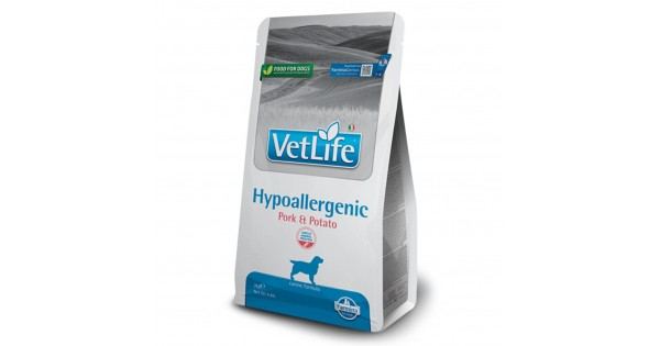 Фармина Vet Life Dog Hypoallergenic Pork & Potato 2кг диета д/соб. при пищев. аллергии