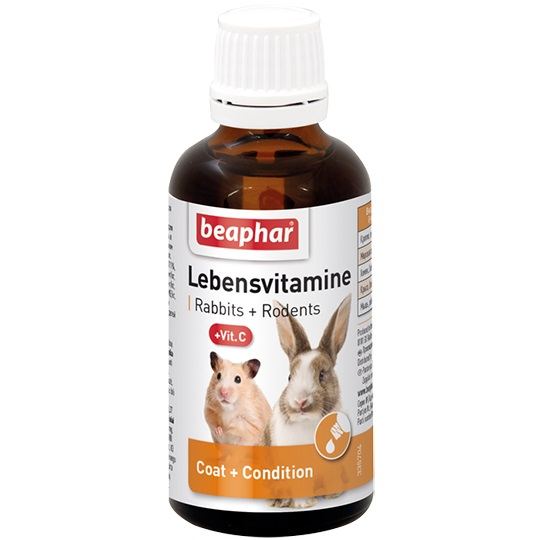 Витамины д/грызунов Lebensvitamine 50мл Беафар