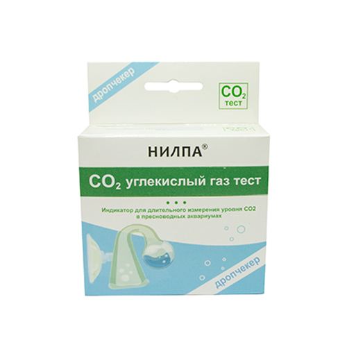 Тест CO2 (15мл) с дропчекером, для воды на содержание углекислого газа НИЛПА