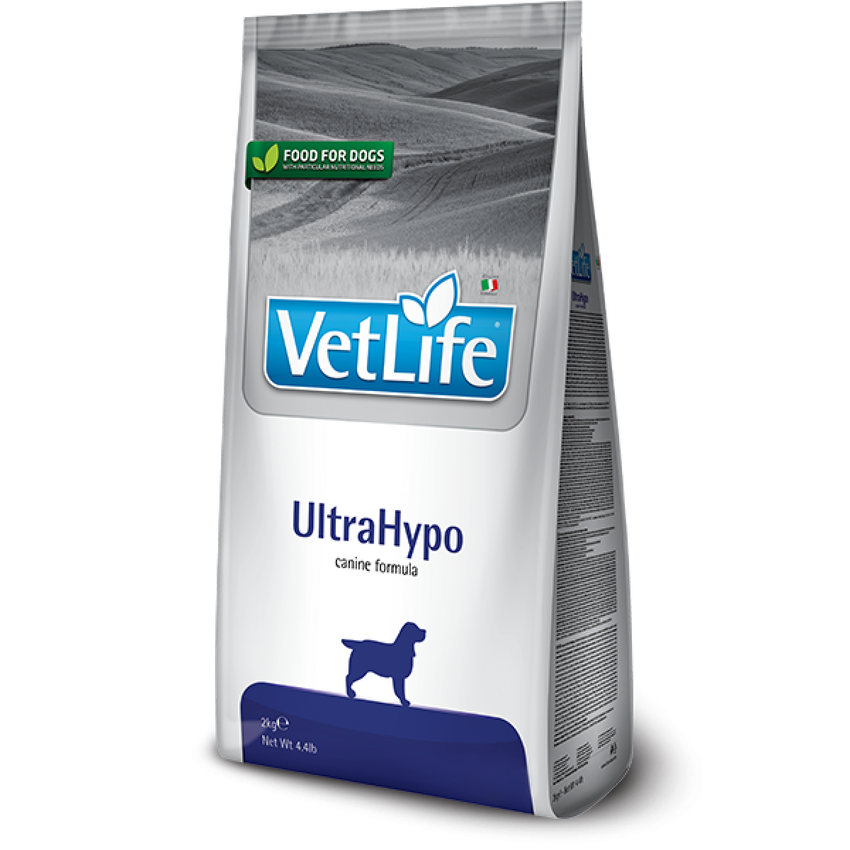 Фармина Vet Life Dog UltraHypo 2кг диета д/соб. при аллергиях и атопиях