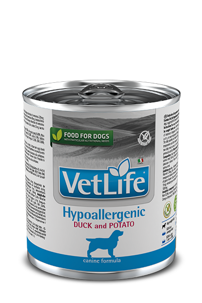 Фармина Vet Life Dog Hypo Duck& Potato Паштет диета д/соб.при пищевой аллергии., 300г