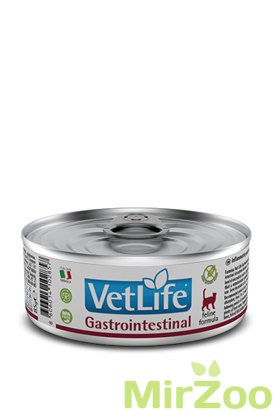 Фармина Vet Life Cat Gastro-intestinal Паштет диета д/кошек при наруш пищеварения, 85г