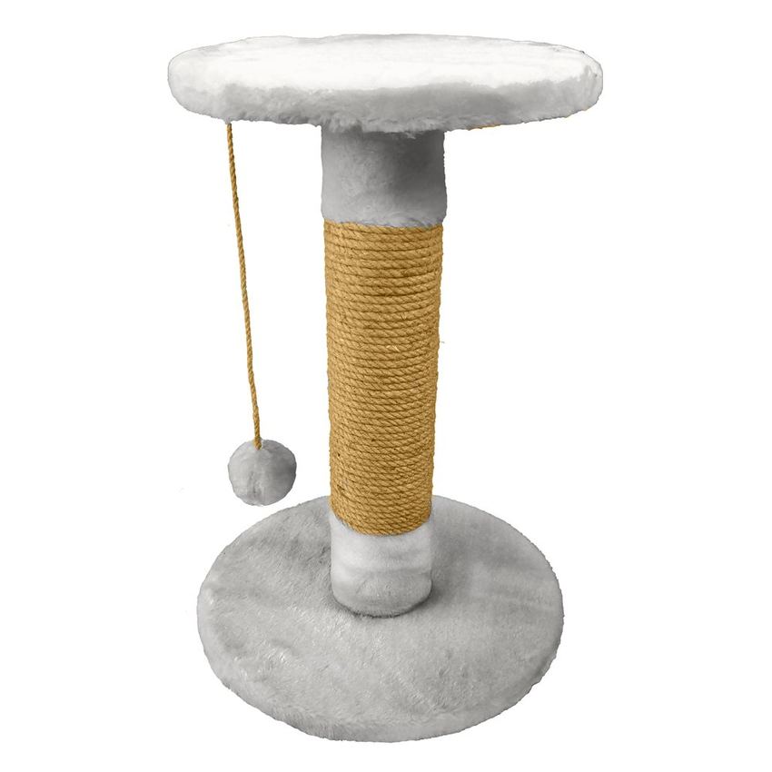 Когтеточка-столбик WELLNESS Birch с подиумом, 32*42см, Mpets