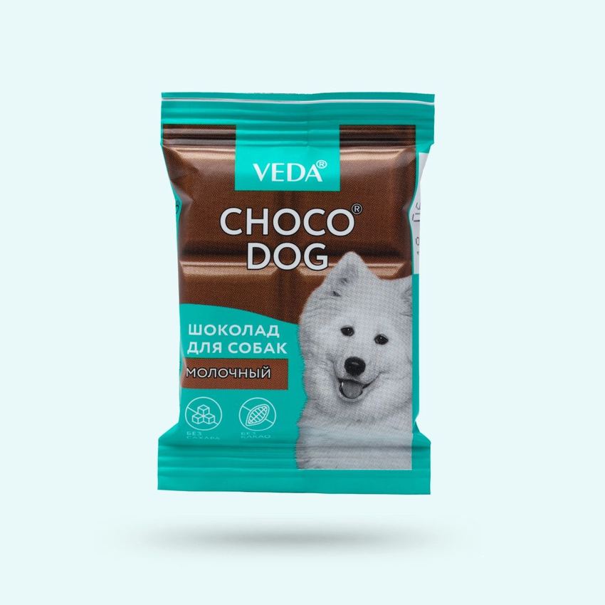 Шоколад молочный "CHOCO DOG" д/собак, 15г