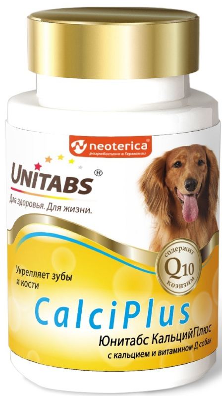 Юнитабс д/собак CalciPlus 100 табл.