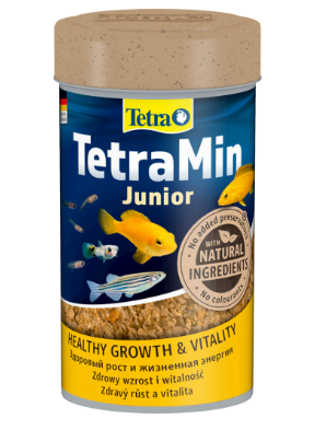 TetraMin Junior (мини хлопья) 100мл Специальный корм для мальков (от 1см длиной) (Германия)