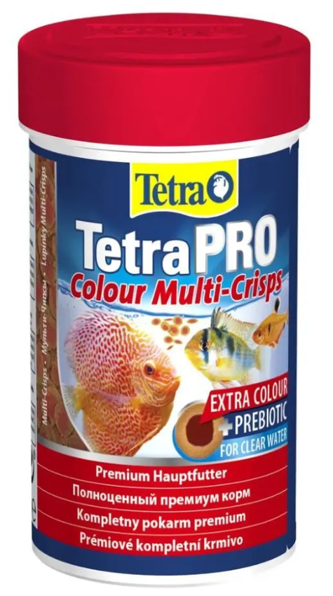 TetraPro Colour Multi-Crisps (чипсы) 100мл Специальный корм для усиления окраски (Германия)