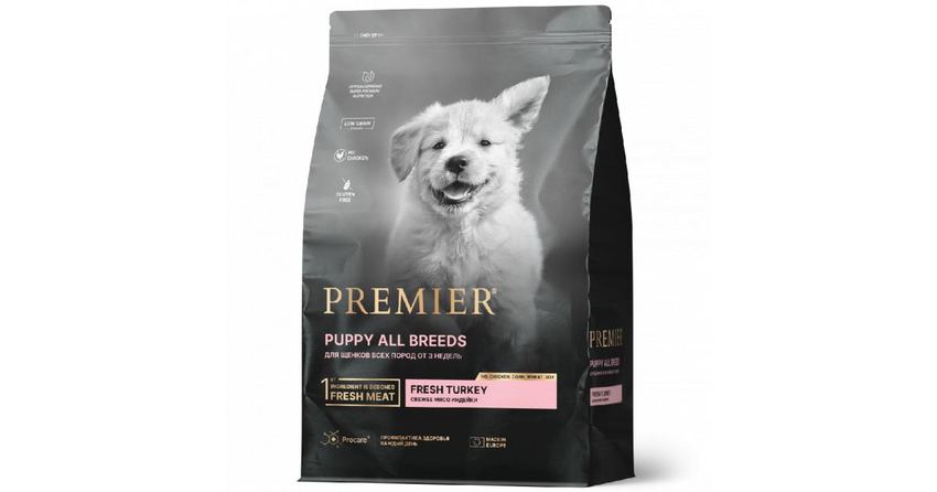 Premier Dog Turkey PUPPY (Свежее мясо индейки для щенков) 1 кг