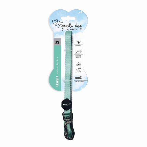 Поводок GENTLE DOG, XS, 1.2 X 120 см, до 12.5 кг бирюзовый, Mpets