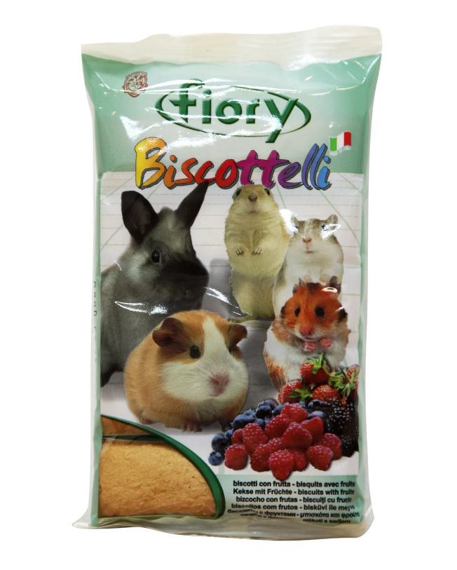 FIORY бисквиты для грызунов Biscottelli с ягодами 35 г
