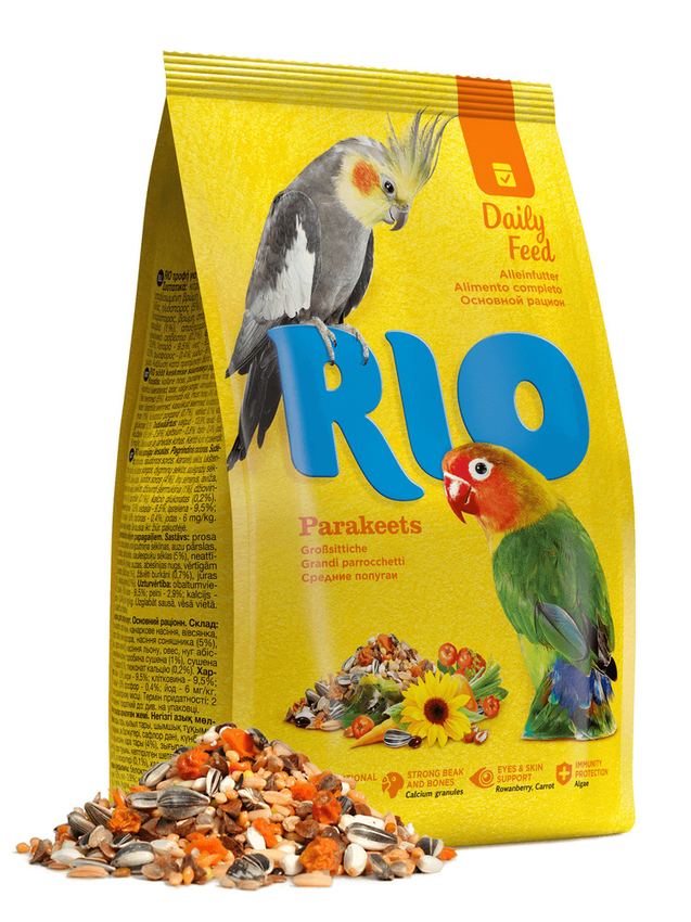 RIO Корм для средних попугаев 1кг
