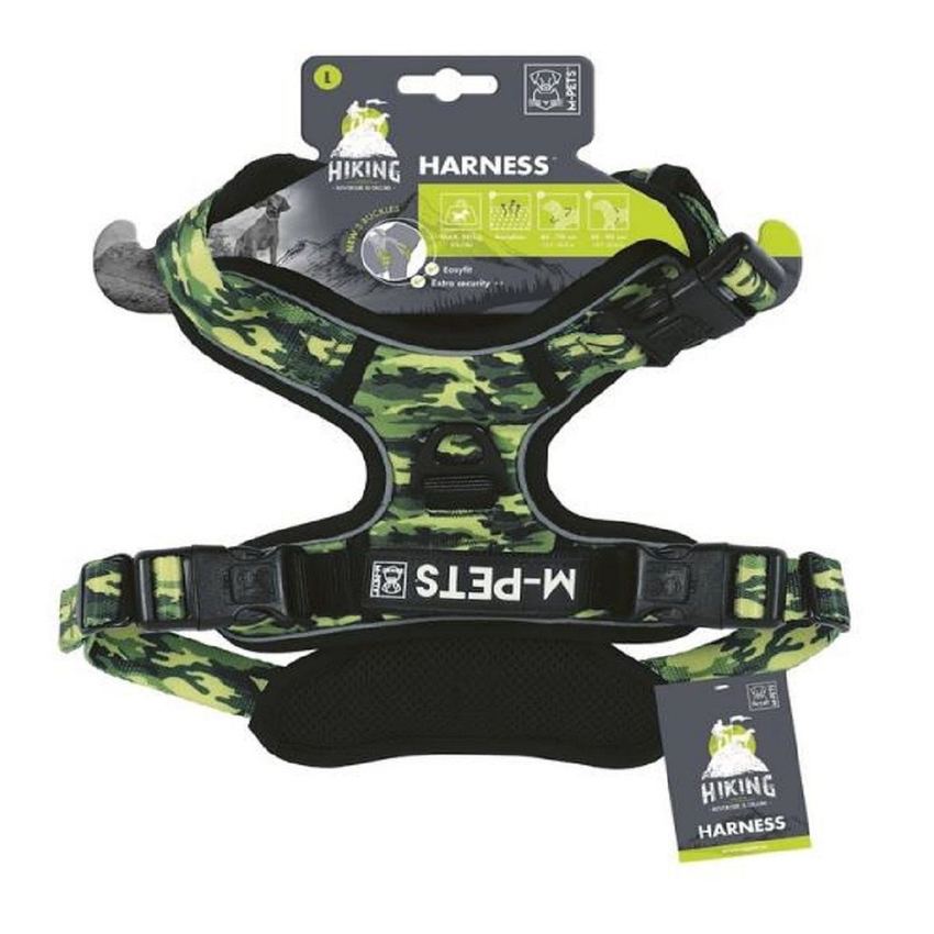 Шлейка Hiking, L, 45-70 см, 45-95 см, 25 мм, камуфляж MPets