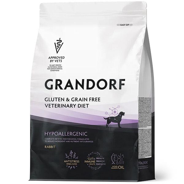 GRANDORF VET DIET Кролик HYPOALLERGENIC 1 кг - диетический корм для собак